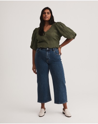 Witchery Seersucker Blouse