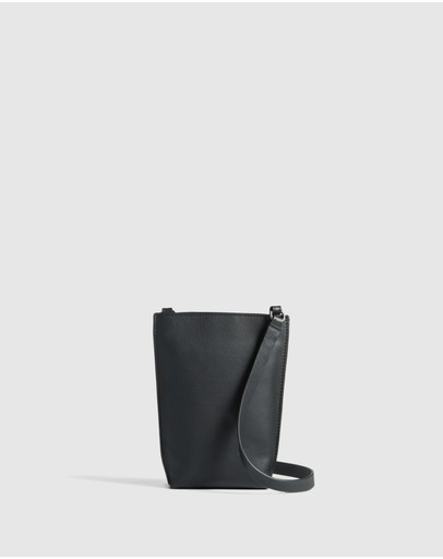 Witchery Kennedy Pebbled Leather Sling Bag