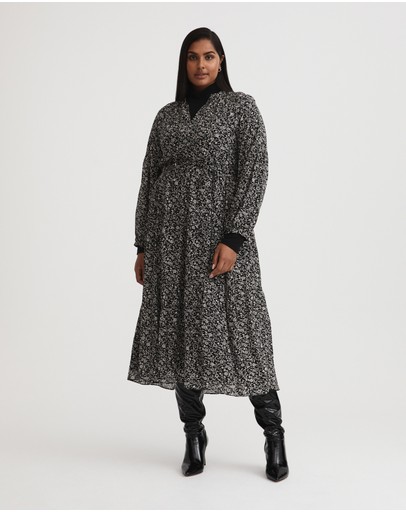 Witchery Foulard Print Boho Dress