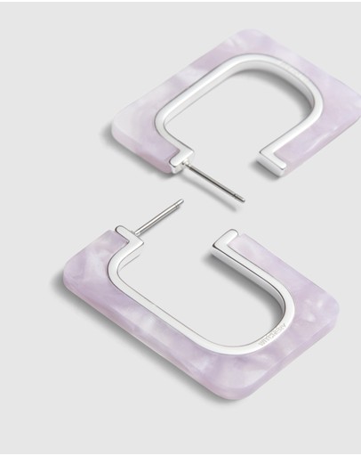 Witchery Geo Acetate Hoops