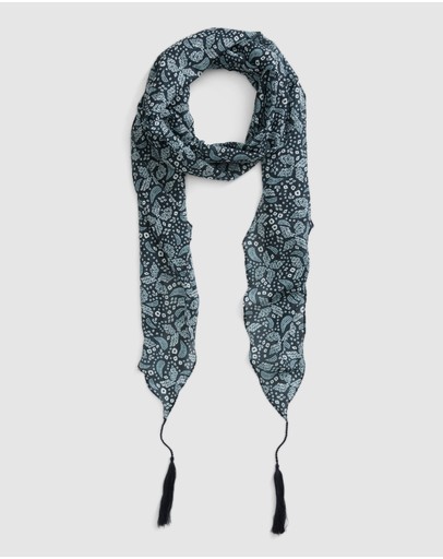 Witchery Geo Tassel Scarf