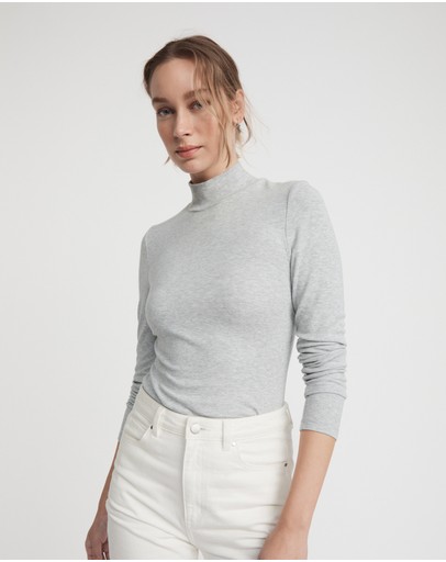 Witchery Rib Turtle Neck Top