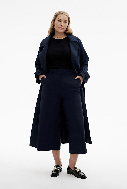 Structured Culotte - Blue Night
