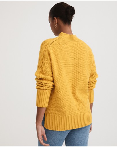 Witchery Split Cable Knit