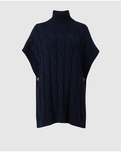 Witchery Cable Knit Tabard