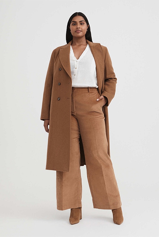 French Linen Half Placket Blouse - Chalk