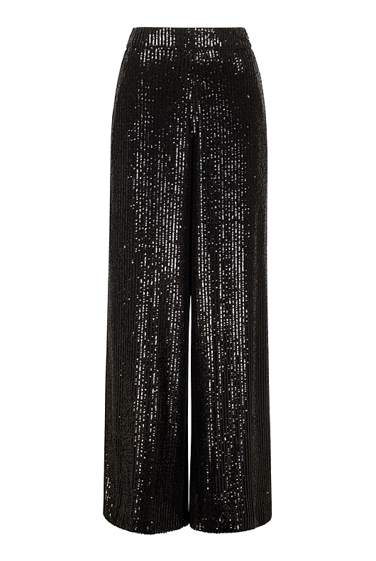 Sequin Trouser - Black