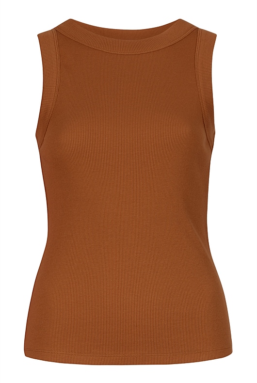 Bind Detail Racer - Faded Terracotta