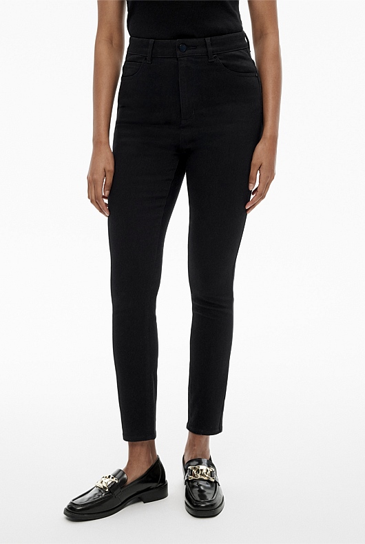 7/8 Skinny Jean - Black