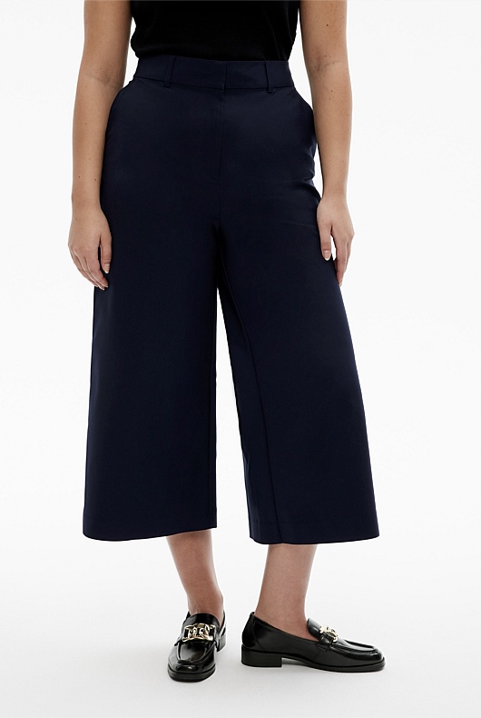 Structured Culotte - Blue Night