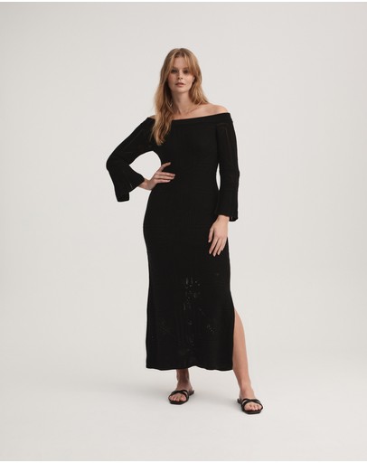 Witchery Crochet Off Shoulder Dress