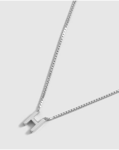 Witchery Sterling Silver Initial Necklace