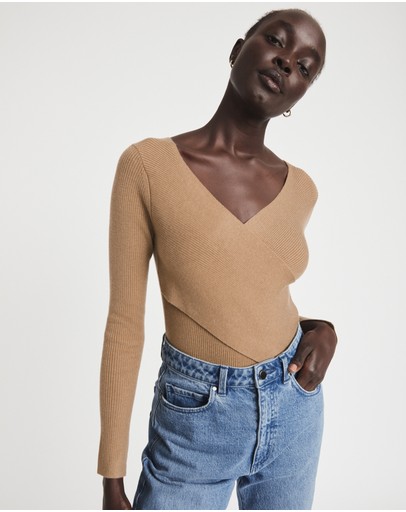 Witchery Wrap Front Knit