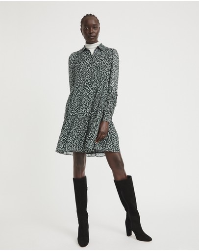 Witchery Floral Ocelot Mini Dress