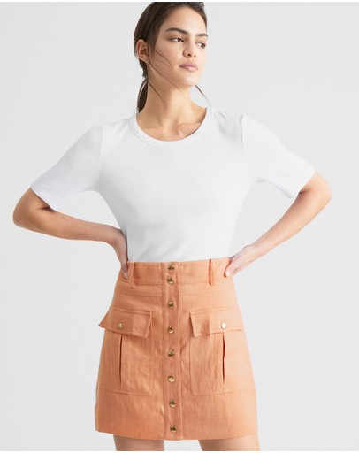 Witchery Crew Rib Tee