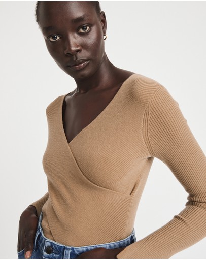 Witchery Wrap Front Knit