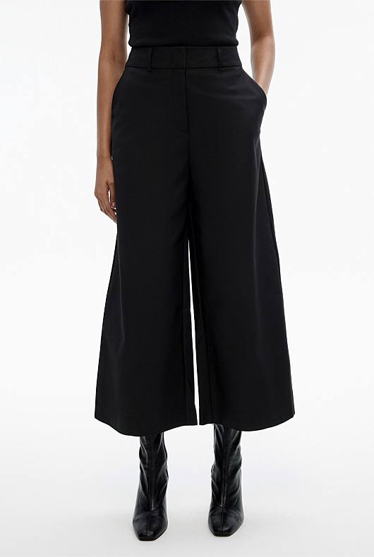 Structured Culotte - Black