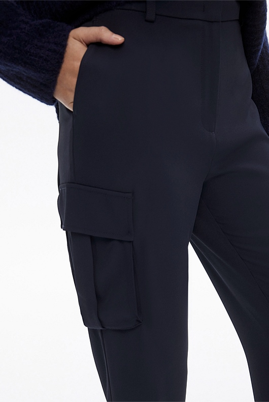 Cargo Straight Leg Pant - Blue Night