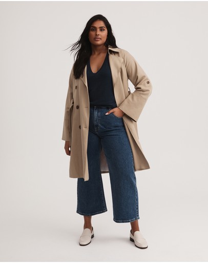 Witchery Linen V Neck Tee