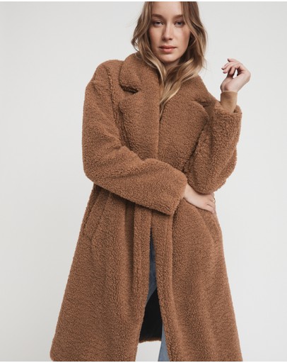 Witchery Faux Shearling Coat