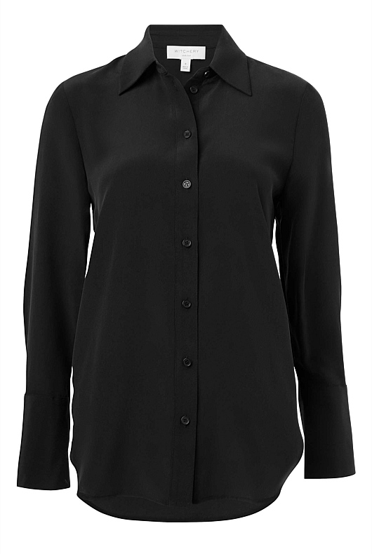 Silk Shirt - Black