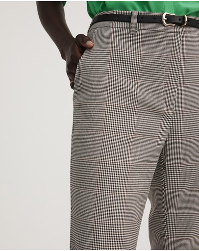 Witchery Check Kick Flare Pant