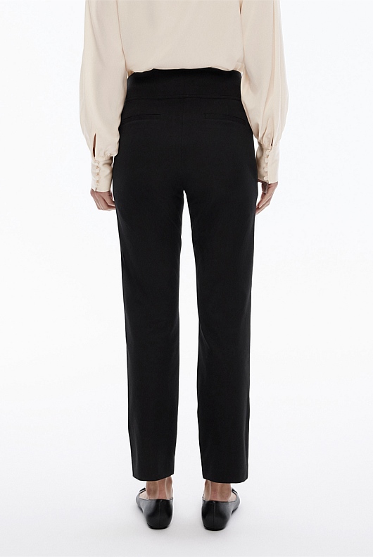 Bi Stretch Tab Pant - Black