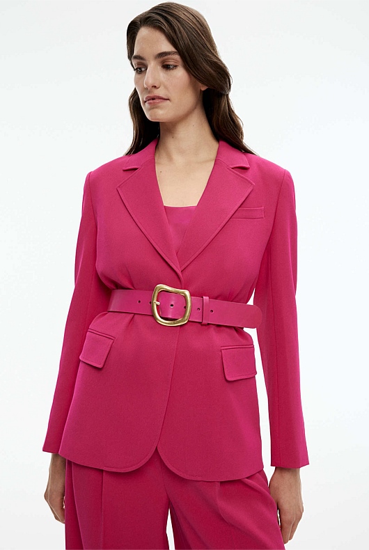 Organic Waist Belt - Dahlia Pink