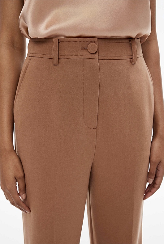 Classic Straight Leg Pant - Camel