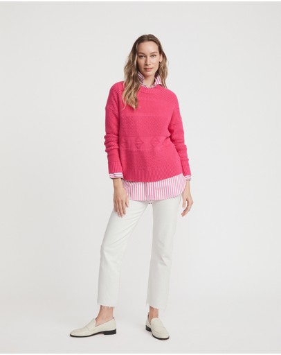 Witchery Textured Stitch Knit
