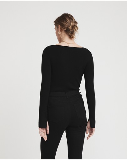 Witchery Wrap Front Knit