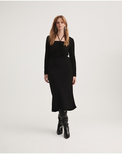 Witchery Ruched Halter Top