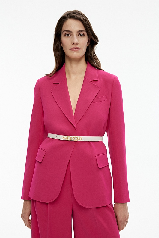 Oval Link Chain Belt - Oyster