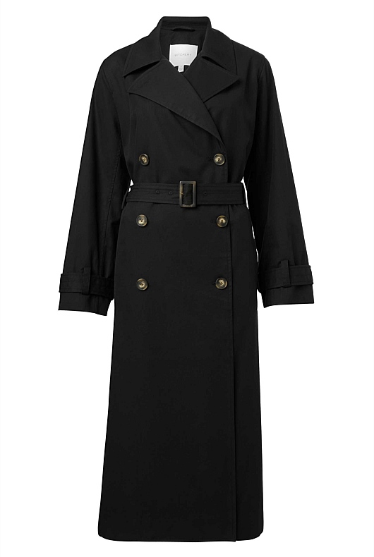 Classic Trench Coat - Black