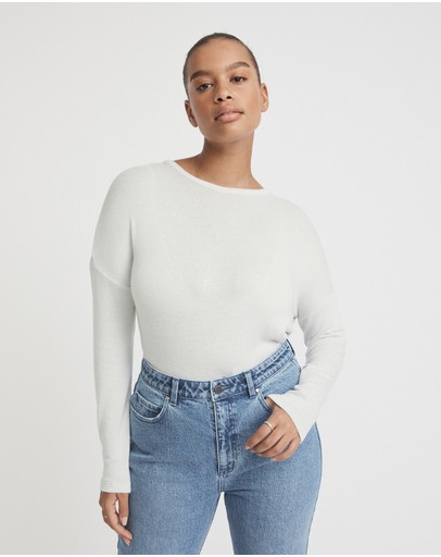 Witchery Drop Shoulder Long Sleeve