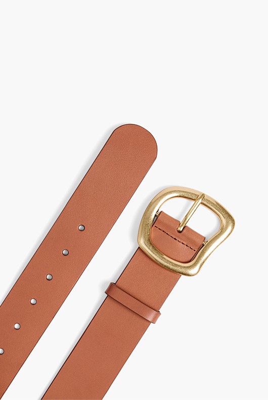 Organic Waist Belt - Faded Terracotta