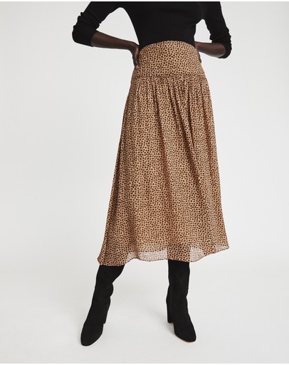 Witchery Mini Animal Print Skirt