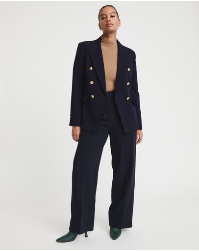 Witchery Cropped Double Breasted Blazer