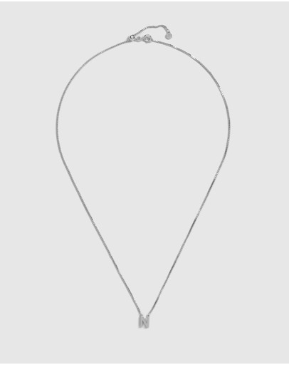 Witchery Sterling Silver Initial Necklace