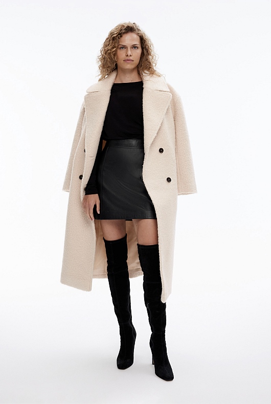 Long Sleeve Drape Top - Black