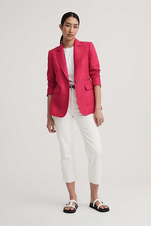 Sadie Straight Jean - Parchment