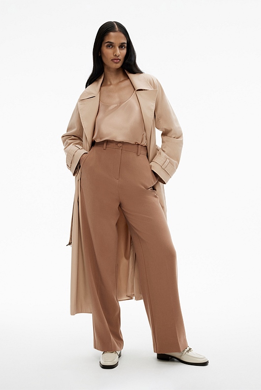 Classic Straight Leg Pant - Camel