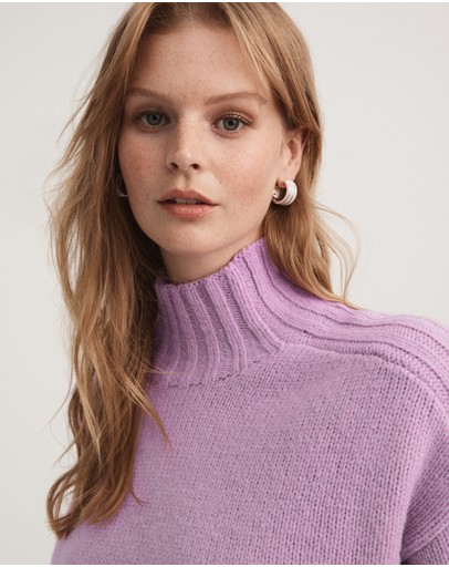 Witchery Rib Sleeve Knit