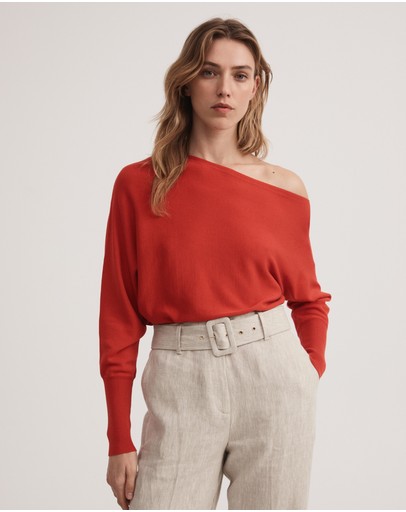 Witchery Asymmetric Knit