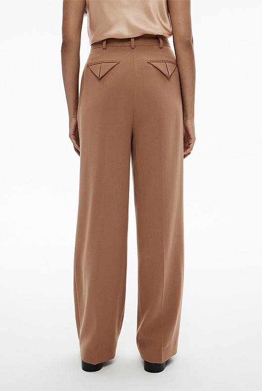 Classic Straight Leg Pant - Camel
