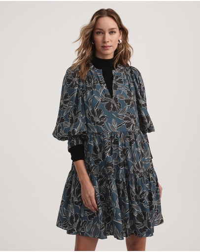 Witchery Ink Floral Dress