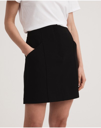 Witchery Fly Front Mini Skirt