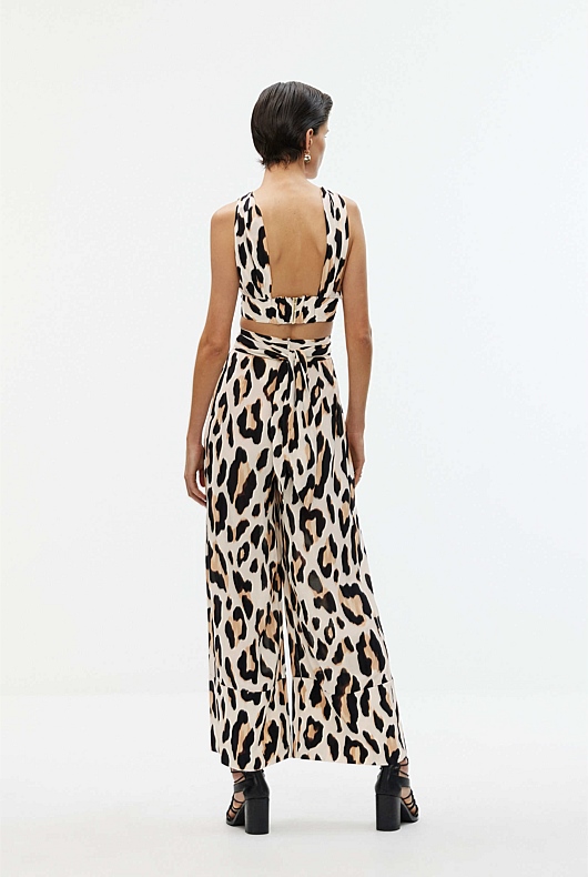 Minnelli Scarf Top - Tan