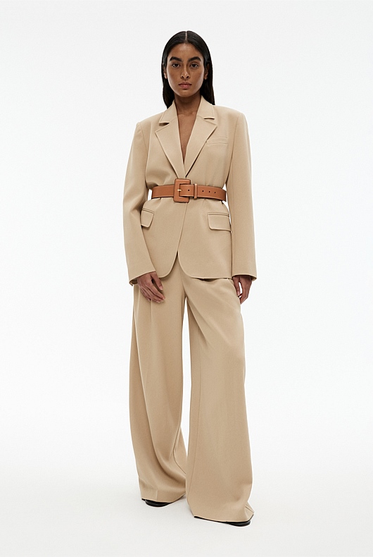 Square Buckle Belt - Faded Terracotta