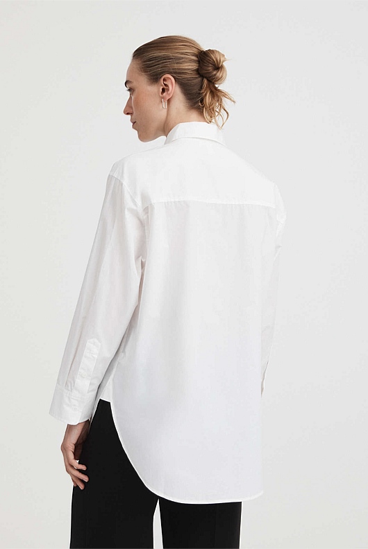 Modern Cotton Shirt - Pure White